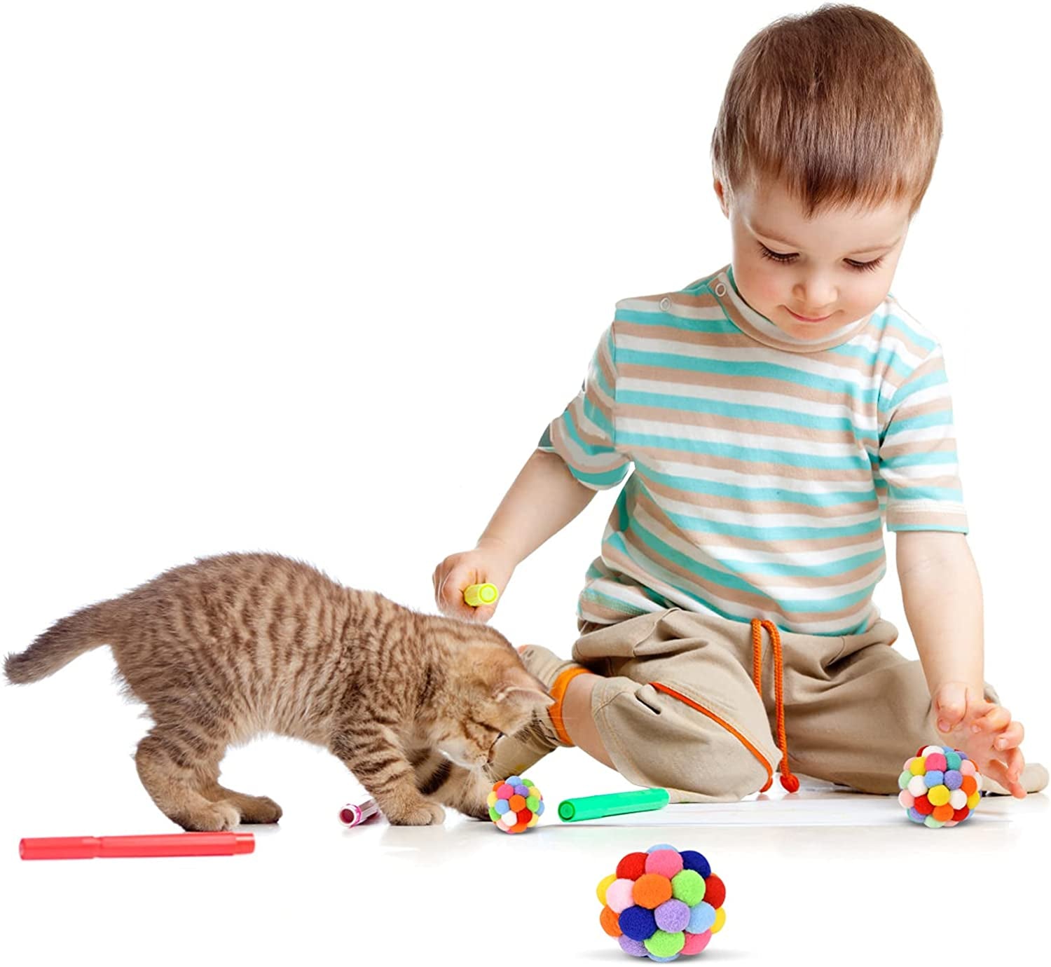 tusatiy-cat-toy-balls-with-bell-3pcs-colorful-soft-fuzzy-balls-built-in-bell-for-cats-interactive-playing-chewing-toys-for-indoor-cats-and-kittens