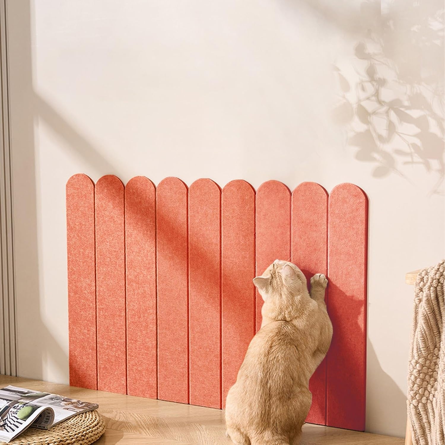 cat-wall-scratcher-scratching-pads-3-panel-0-35-thick-felt-scratching-post-alternative-self-adhesive-cat-scratch-mat-for-sofa-door-wall-longan-yellow