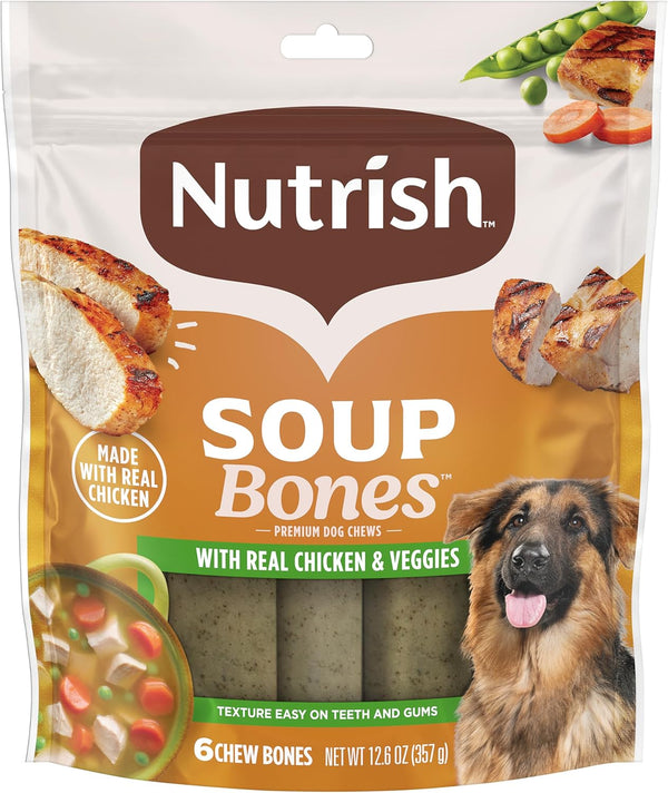 Nutrish Soup Bones Chicken Dog Chews, 23.1 Oz. Bag, 11 Treats (Rachael Ray)9