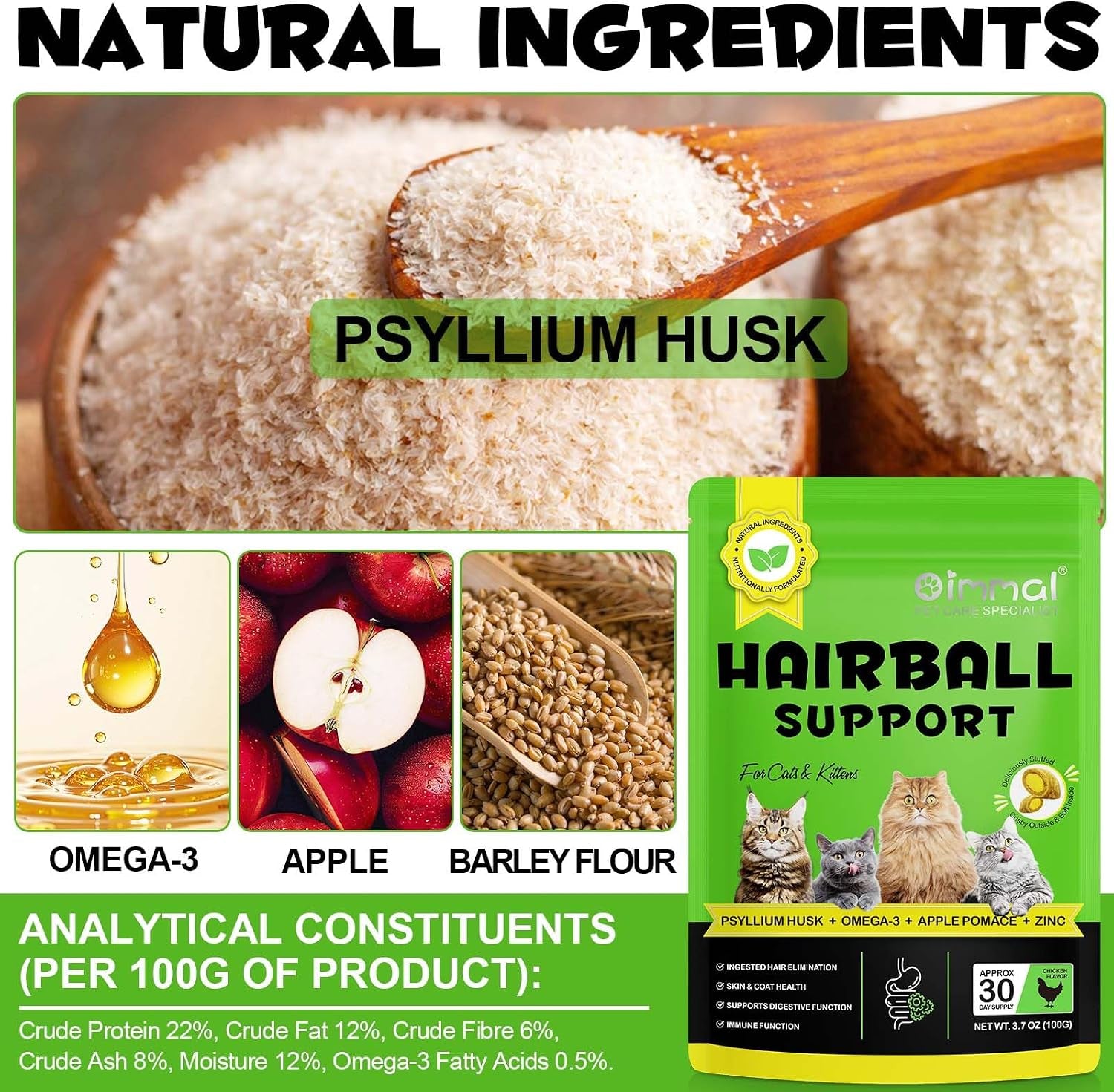 cat-hairball-support-crunchy-creamy-chews-omega-3-zinc-for-healthy-skin-coat-tasty-chicken-flavor-supports-skin-coat-digestion-30-day-supply