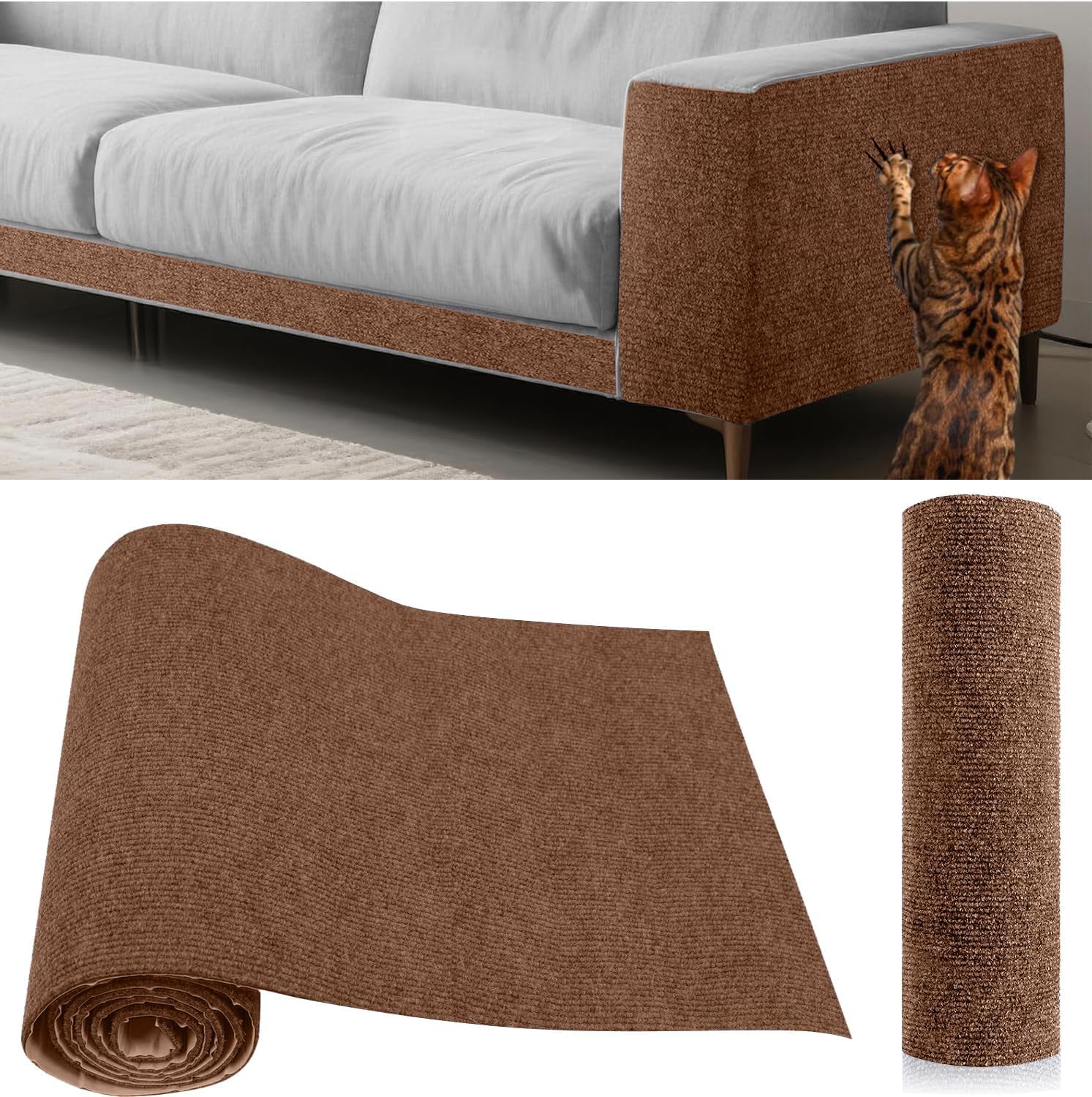 cat-scratch-furniture-protector-couch-protector-from-cat-claws-self-adhesive-carpet-remnants-scratching-mat-trimmable-diy-climbing-covering-posts-grey-15-8-x-39-3