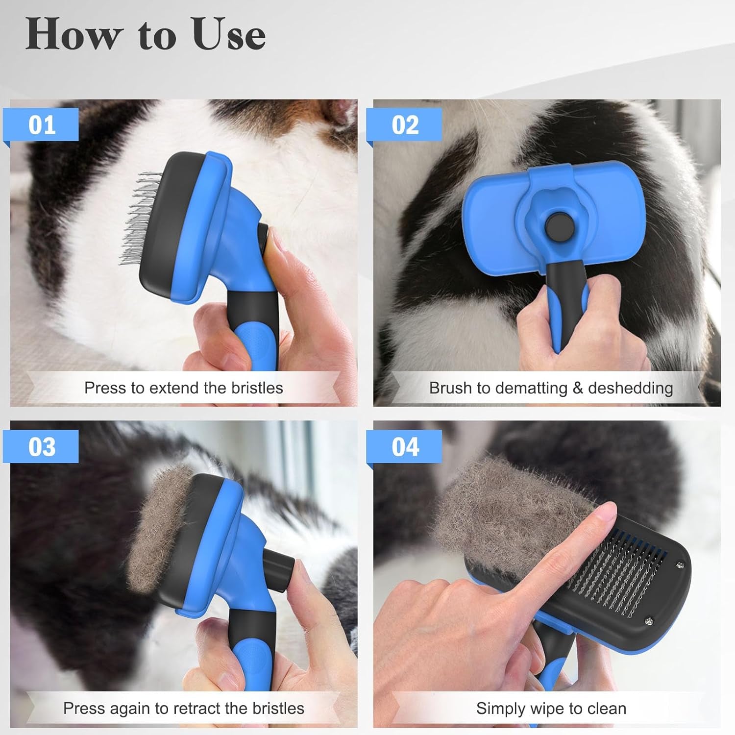 swihauk-self-cleaning-slicker-brush-skin-friendly-deshedding-grooming-tool-for-dogs-cats-suitable-for-shedding-haired-pets-with-pet-supplies-accessories-blue
