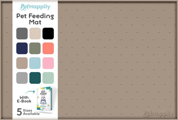 Dog Food Mat - Raised Edges Dogs Mat for Food and Water Prevent Spill, Waterproof Cat Food Mats Protect Floors, Easy Clean Dog Bowl Mats for Food and Water, Silicone Pet Feeding Placemats22