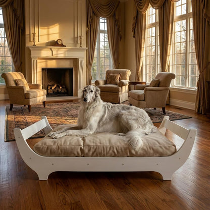 Perugina Wood Elevated Dog Bed Frame & Mattress,Walnut Pattern,L 80 Lb | Trainer Recommended Dutchdesign Sturdy Attractive Dog Furniture14