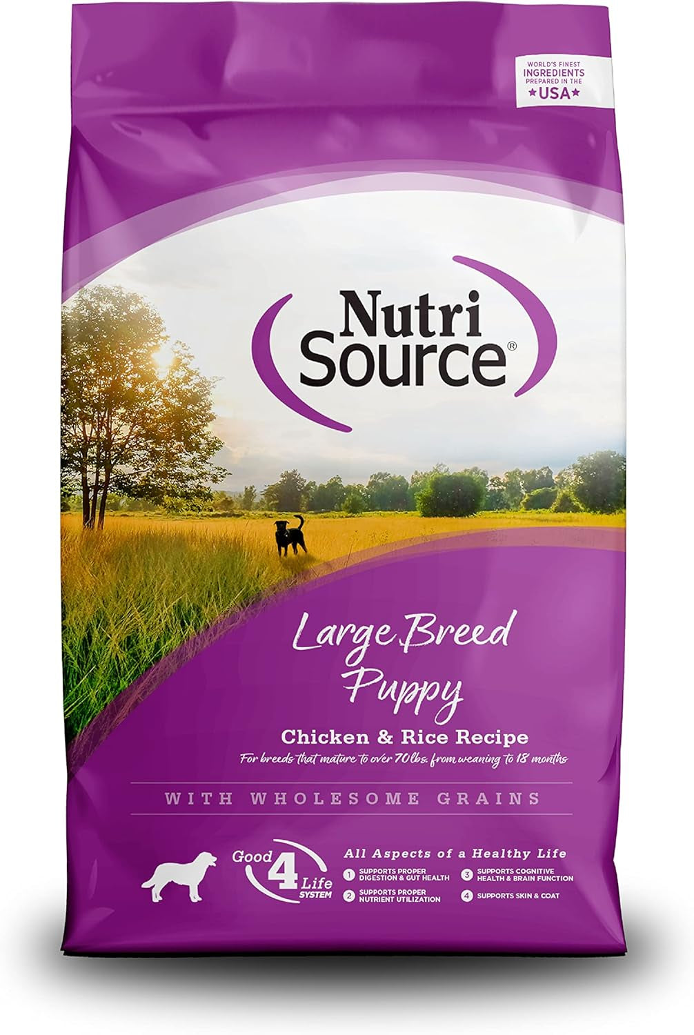 nutrisource-large-breed-puppy-dry-dog-food-chicken-rice-26-lb-probiotic-prebiotic-support-dha-epa-grain-inclusive-no-corn-wheat-or-soy