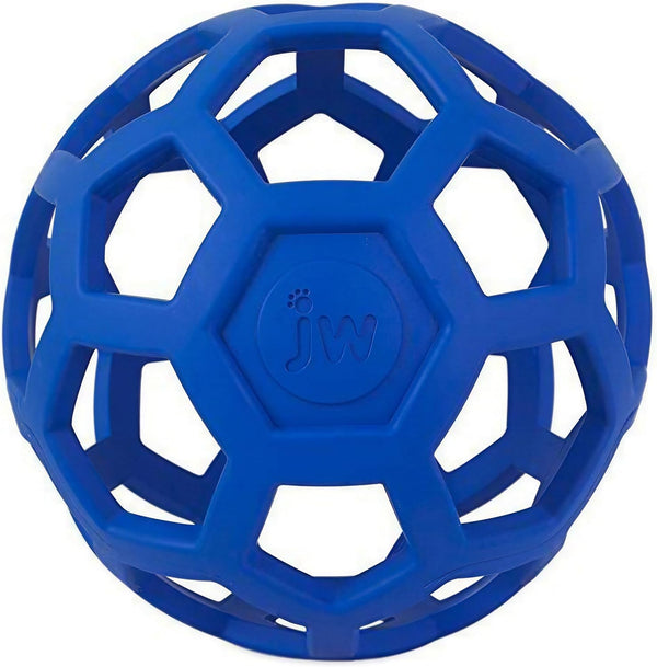 JW Pet Hol-Ee Roller Dog Toy Puzzle Ball, Natural Rubber, Extra Large (7.5 Inch Diameter), Colors May Vary, (Count of 1)1