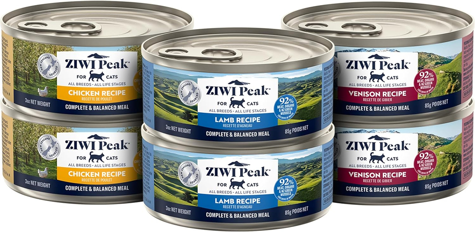 ziwi-peak-wet-cat-food-variety-pack-beef-chicken-lamb-mackerel-lamb-mackerel-venison-6-pack-3oz-each