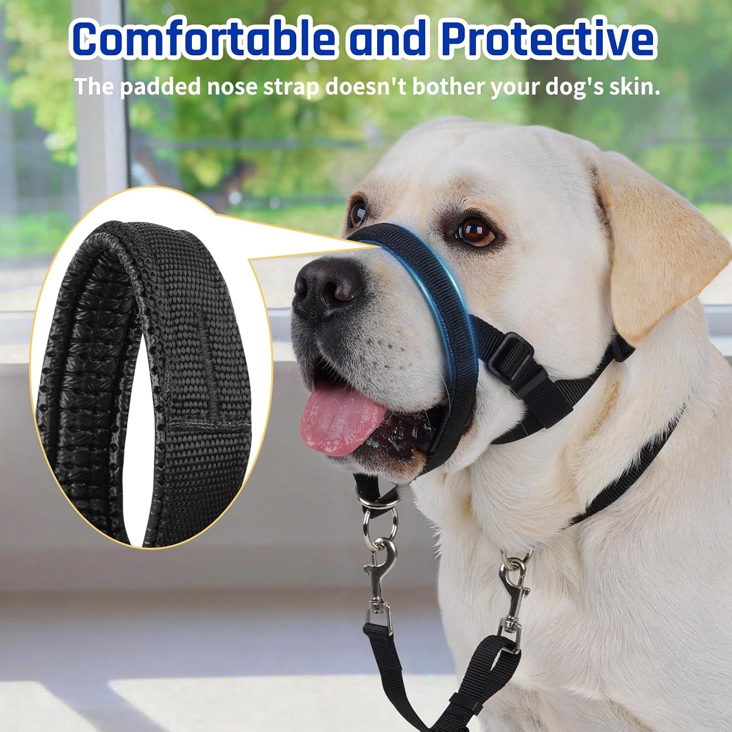 barkless-dog-training-head-collar-stops-pulling-and-improves-leash-walking-anti-pull-head-hatler-with-adjustable-safety-strap-soft-padded-muzzle-leash-for-walking-training-leash-reactive-large-dogs