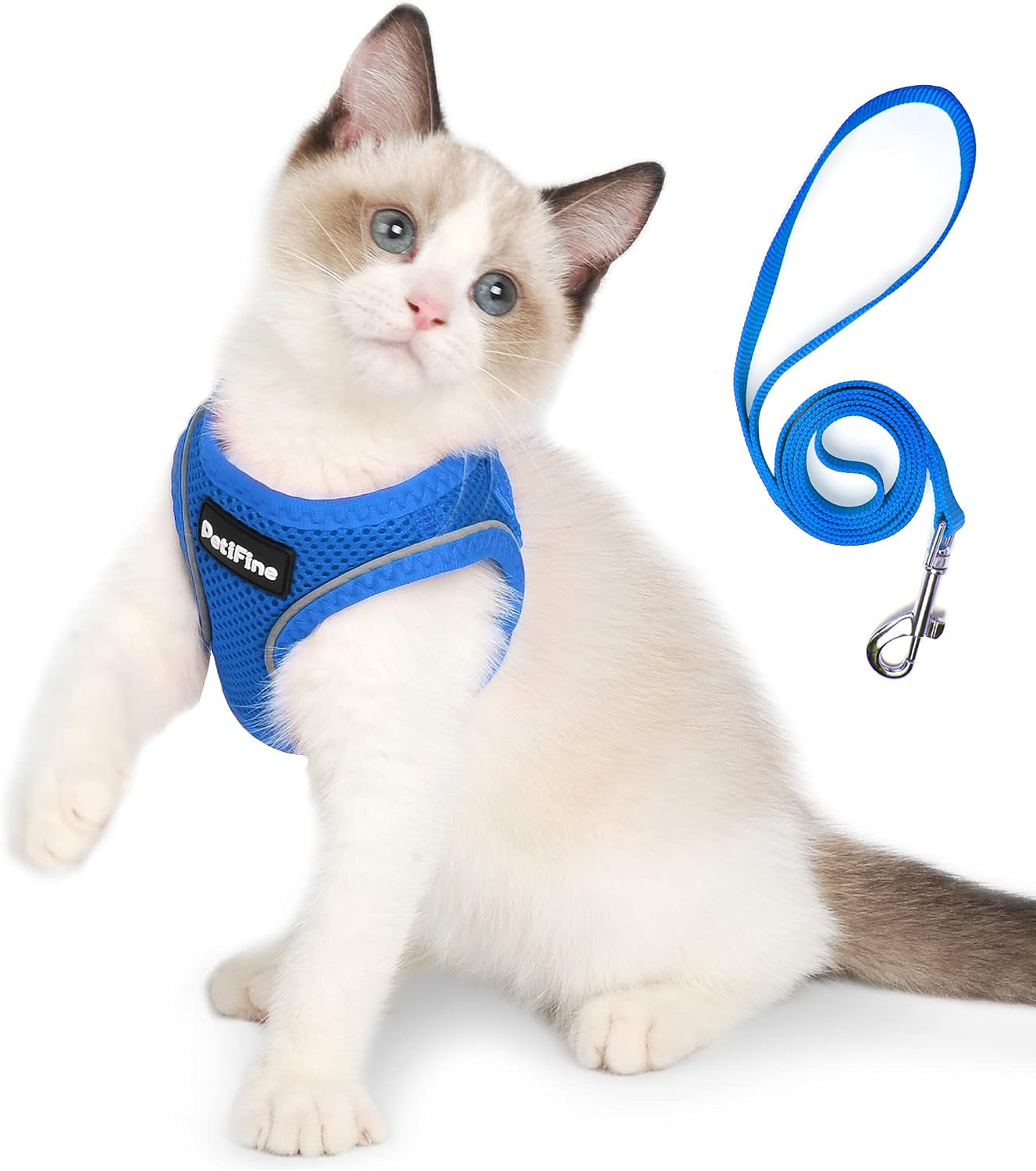 small-dog-harness-and-leash-set-breathable-step-in-puppy-cat-harness-xs-reflective-for-safe-easy-walking-soft-light-puppy-vest-escape-proof-no-pull-harness-for-dogs-all-weather-air-mesh-harness
