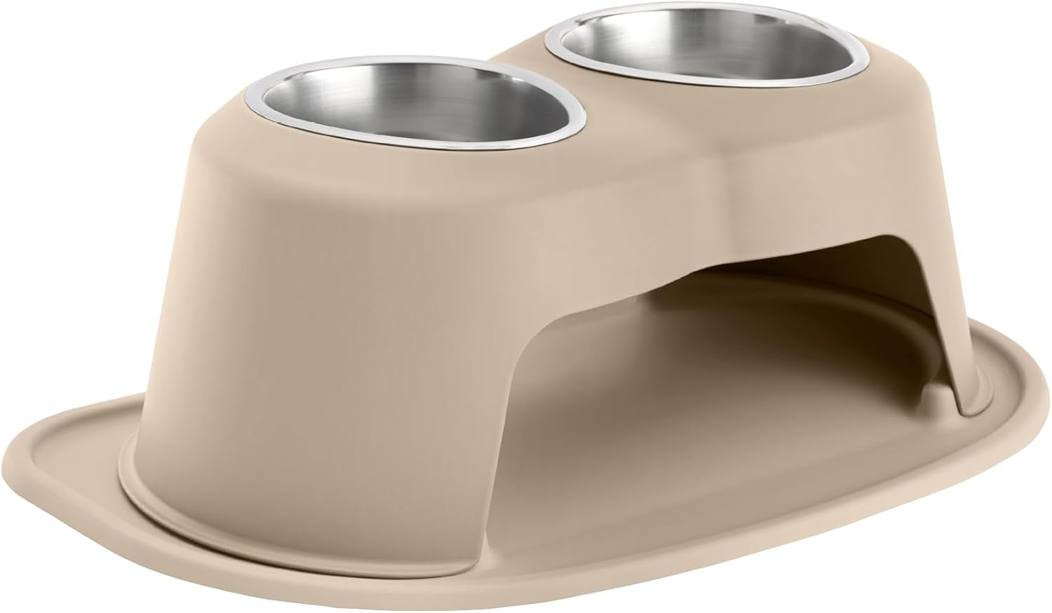 weathertech-double-high-pet-feeding-system-elevated-dog-cat-bowls-8-inch-high-dark-grey-dhc3208dgdg