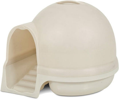 Petmate Booda Clean Step Cat Litter Box Dome (Made in the USA with 95% Recycled Materials)- Brushed Nickel, Made in USA5