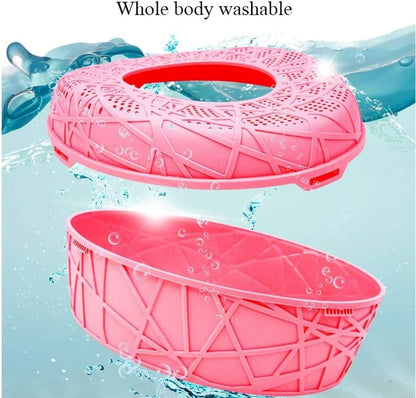 Dog Potty Training Toilet ﻿ Top Entrance Type Litter Box Anti-Splashing Cat Toilet Fully Enclosed Sand Basin Semi-Closed Extra Large Space(B)5