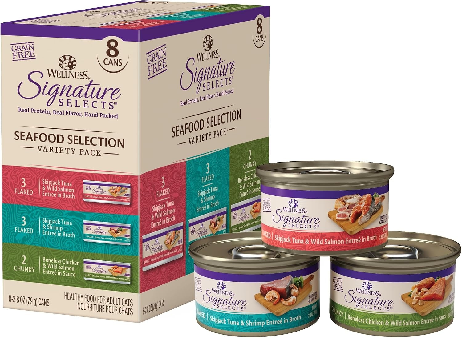 wellness-core-signature-selects-variety-pack-adult-canned-wet-cat-food-natural-protein-rich-grain-free-poultry-recipes-2-8-oz-pack-of-8-cans