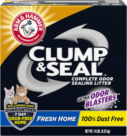 ARM & HAMMER Clump & Seal Cat Litter, Fresh Scent 14Lb2