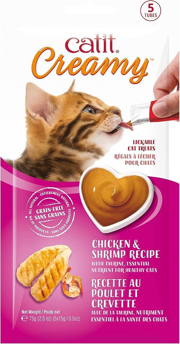 Catit Creamy Lickable Cat Treat – Hydrating and Healthy Treat for Cats of All Ages - Assortment, 72-Pack26