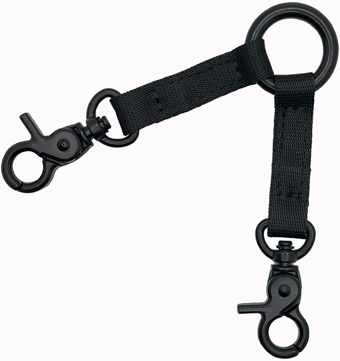 double-clip-dog-leash-for-two-dogs-double-headed-hook-pet-safety-2-way-coupler-with-nickel-plated-swivel-clip
