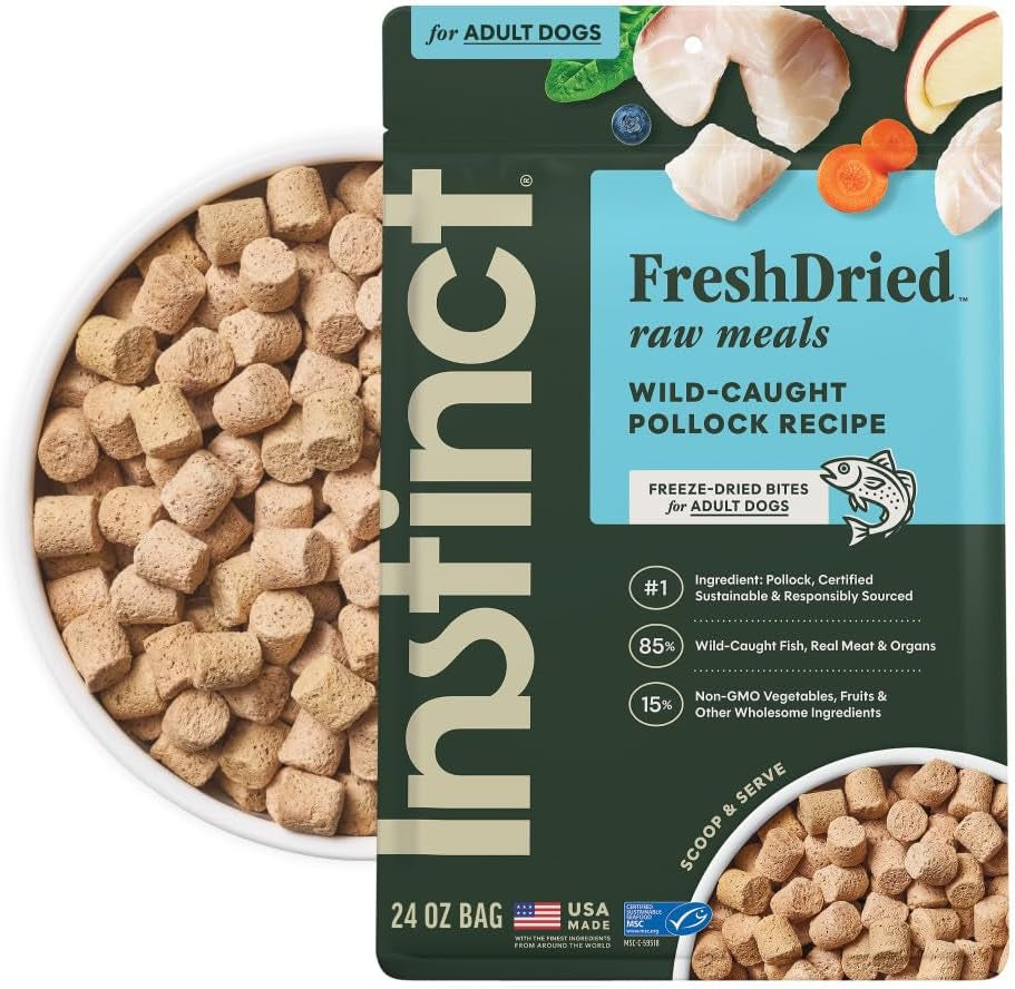 instinct-freeze-dried-meals-freshdried-bites-natural-dog-food-grain-free-grass-fed-beef-25-oz-bag