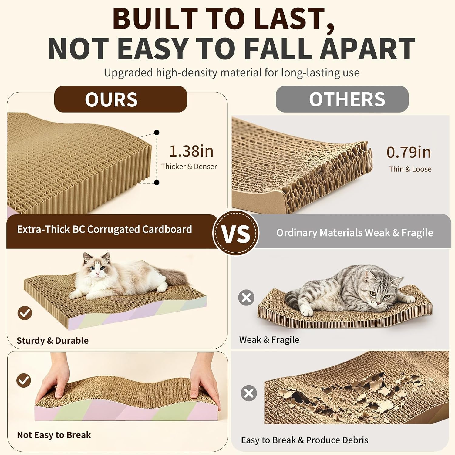 cat-scratching-board-2-pack-reversible-cat-scratcher-pad-large-odor-free-double-sided-use-wave-shape-sturdy-extra-large-custom-corrugated-board-2-count-cat-toys