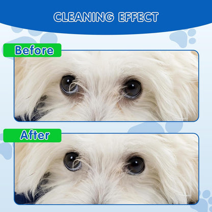 400Pcs Eyes Wipes for Dogs, Pet Tear Stain Remover Wipes | Care Eye Wash Pads for Dogs and Cats, Face, Eye Cleaner Pads to Gently Remove Discharge, Eye Wipes for Dogs & Cat Eye Wipes3