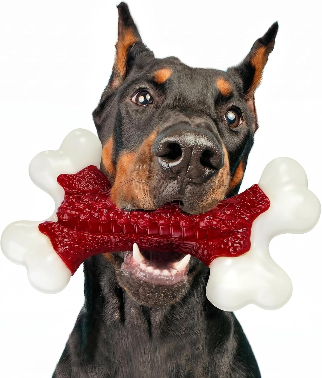 kseroo-tough-dog-chew-toys-for-aggressive-chewers-20-90lbs-beef-flavored-beef-flavored-rock-hard-nylon-bone-discourages-destructive-chewing-teeth-cleaning-textured-for-medium-large-breeds