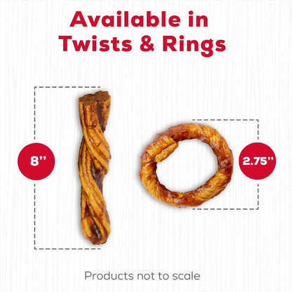 Country Kitchen Rawhide Free Beef Rings Dog Chews, 7 Count4