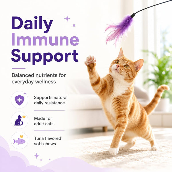 Primalcat Immune & Eye Health Support Cat Chews (60 Chews)4