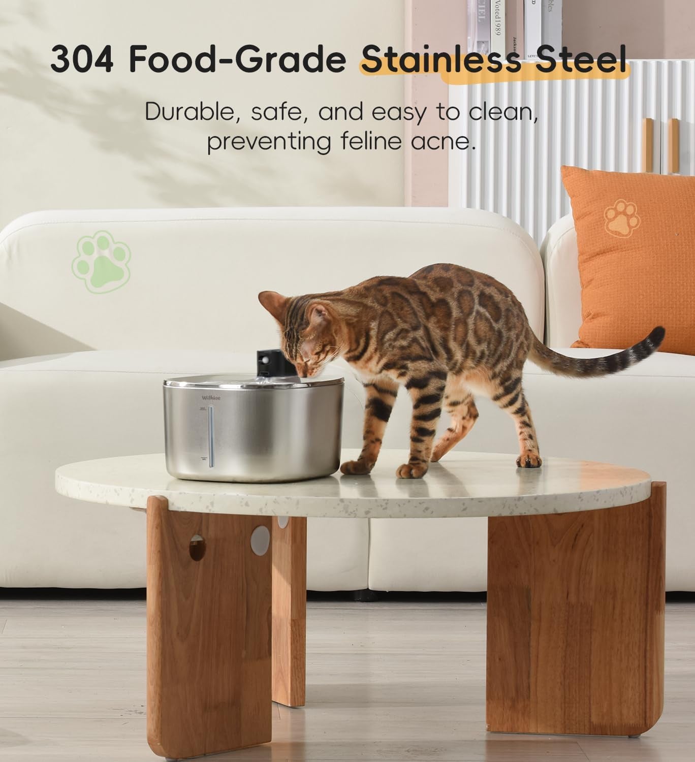 cat-water-fountain-stainless-steel-138fl-oz-4-1l-cordless-cat-fountain-wireless-pet-fountain-4000mah-battery-indoor-triple-water-modes-25-db-ultra-quiet