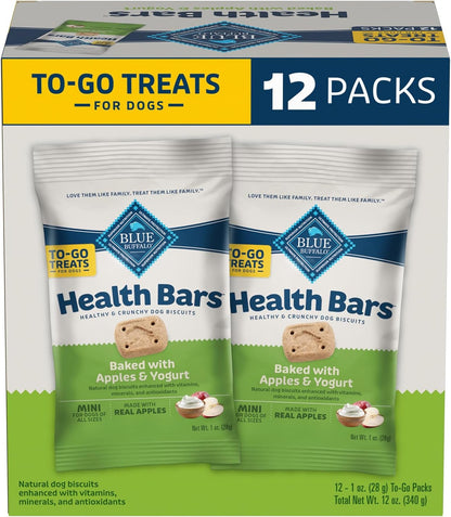 Blue Buffalo Health Bars Pumpkin & Cinnamon Crunchy Dog Biscuits, Oven-Baked with Pumpkin & Natural Ingredients, Healthy Dog Treats with No Artificial Flavors or Preservatives, 16 Oz.24