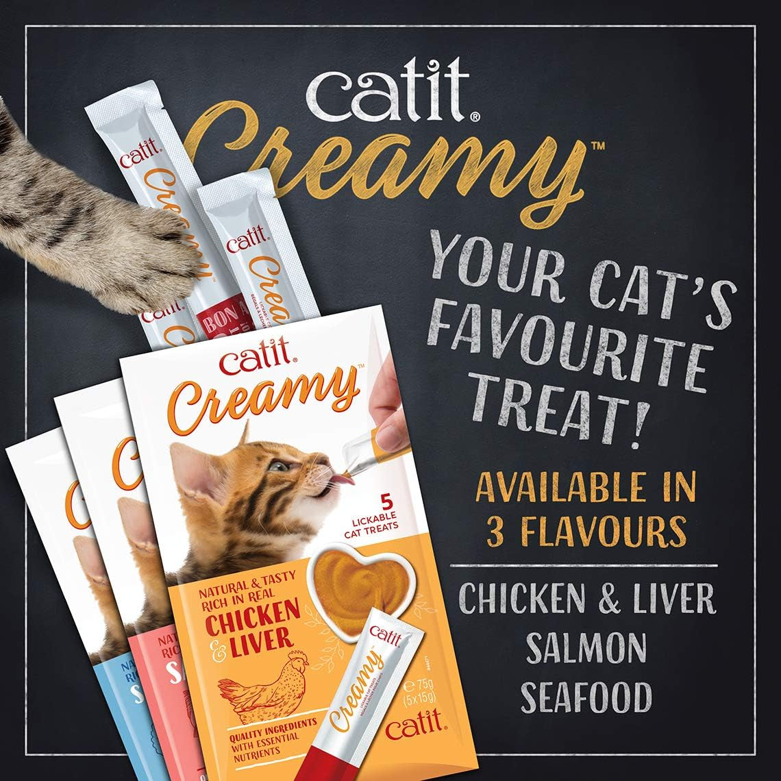 catit-creamy-lickable-cat-treat-healthy-cat-treat-chicken-liver-5-count-pack-of-30
