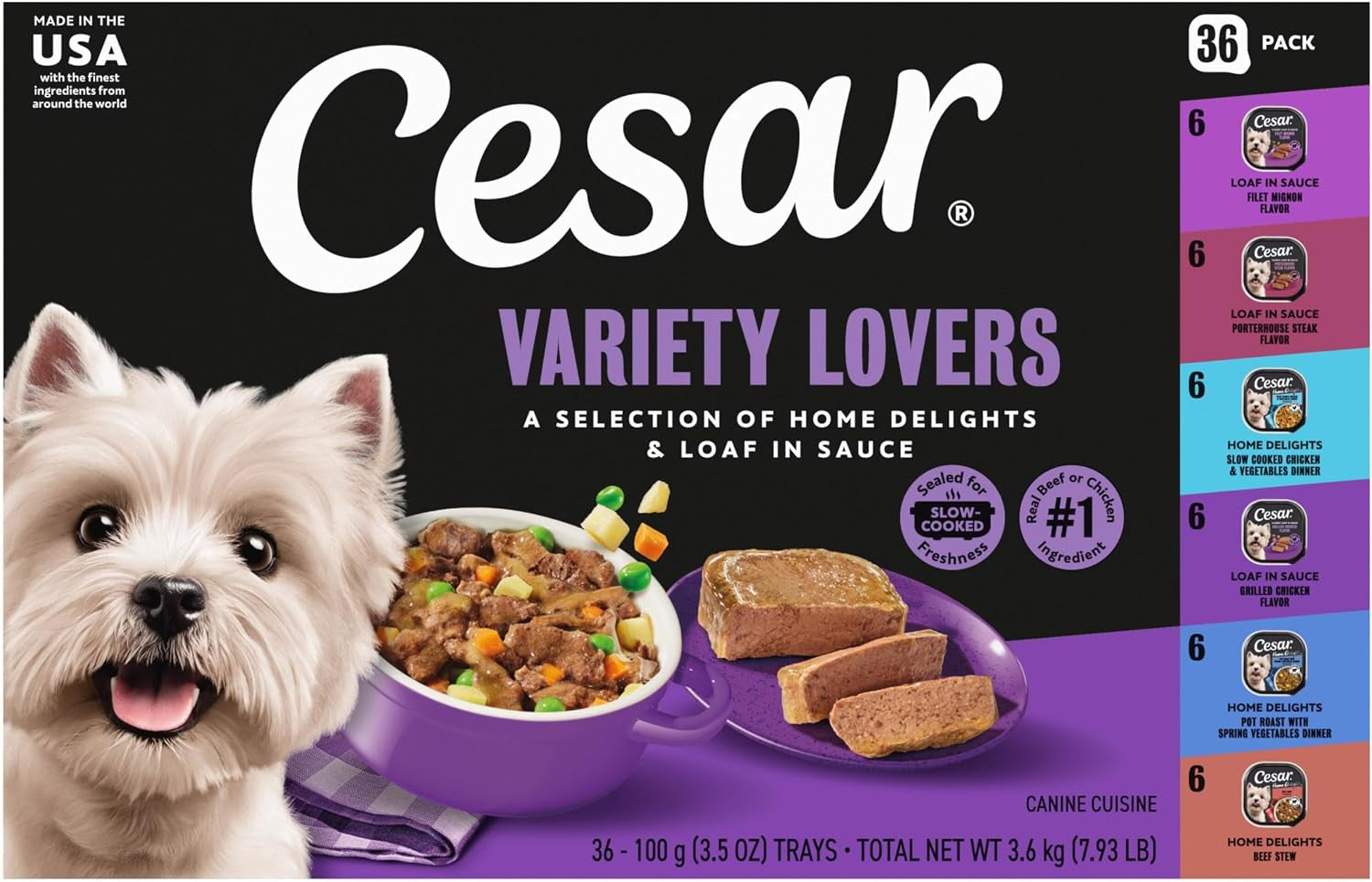 cesar-wet-dog-food-steak-lovers-variety-pack-3-5-oz-36-count-real-meat-1-ingredient-easy-peel-trays-100-complete-balanced-no-fillers-no-added-sugar-no-artificial-flavors