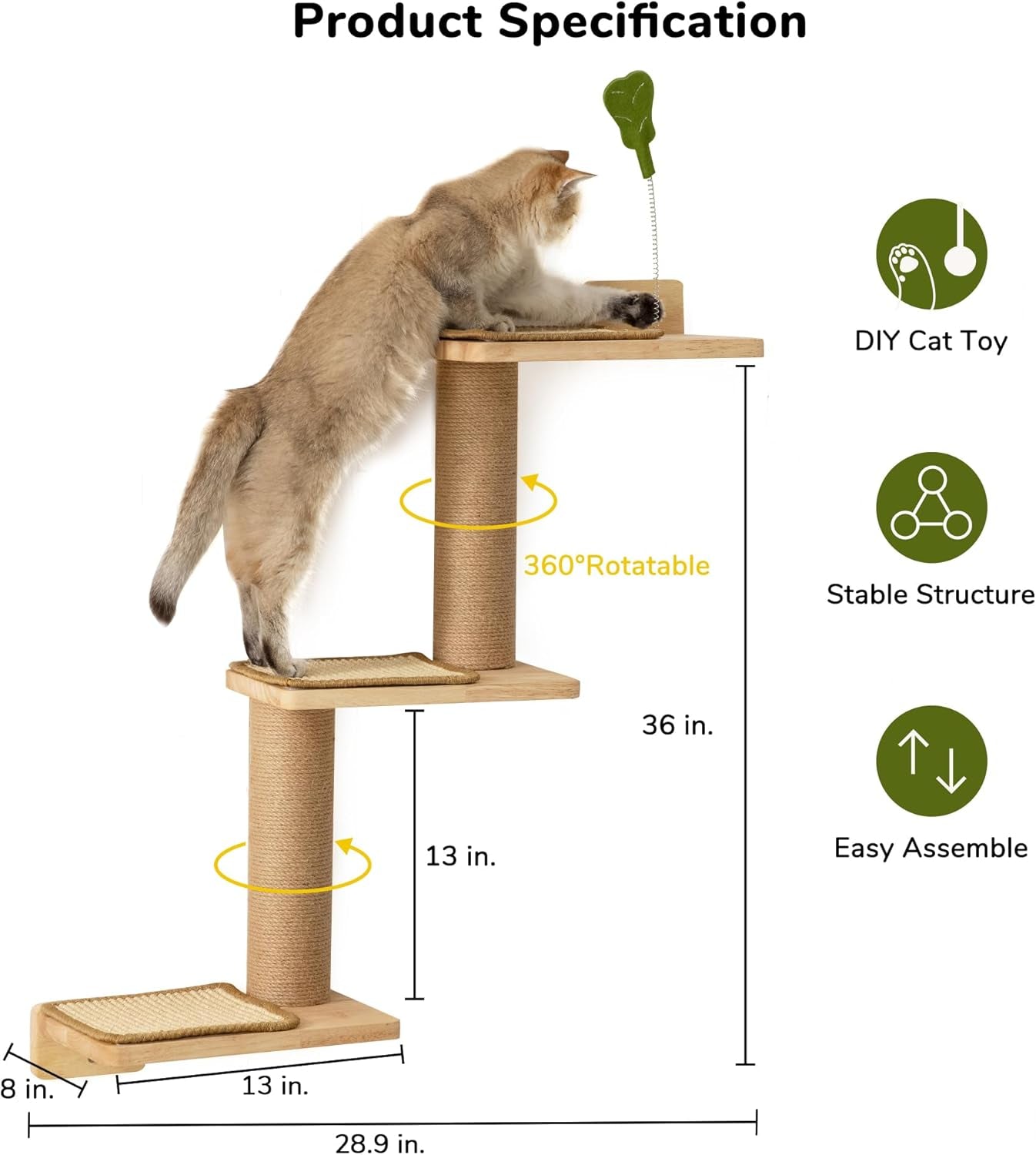 fukumaru-cat-wall-shelves-3-in-1-transformable-cats-scratching-post-solid-rubber-wood-diy-kitten-walls-jungle-and-perch-platform-supplies-suit-for-climb-play-nap-scratch