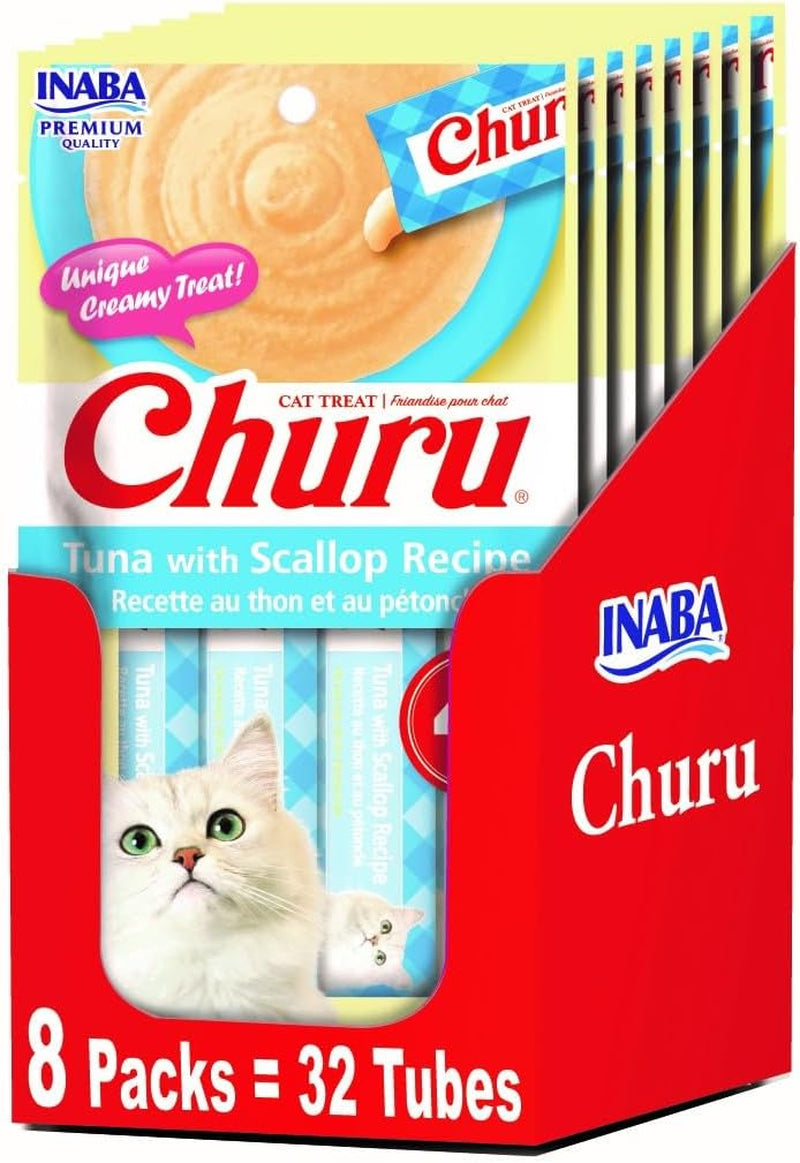 inaba-churu-lickable-puree-natural-cat-treats-tuna-recipe-4-servings-per-package-8-packages-32-tubes