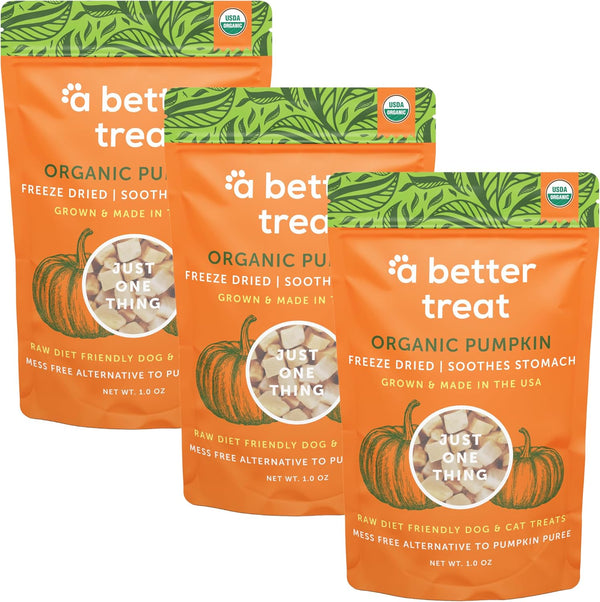 A Better Treat – Freeze Dried Organic Pumpkin Dog and Cat Treats, Organic, Single Ingredient | Natural, Healthy, Diabetic Friendly | Made in the USA7