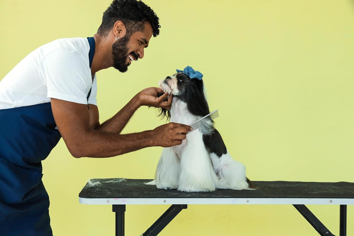 andis-68550-stainless-steel-pet-dematting-comb-7-5in-removes-knots-mats-loose-hair-compact-size-for-precision-dog-grooming-brush-accessory
