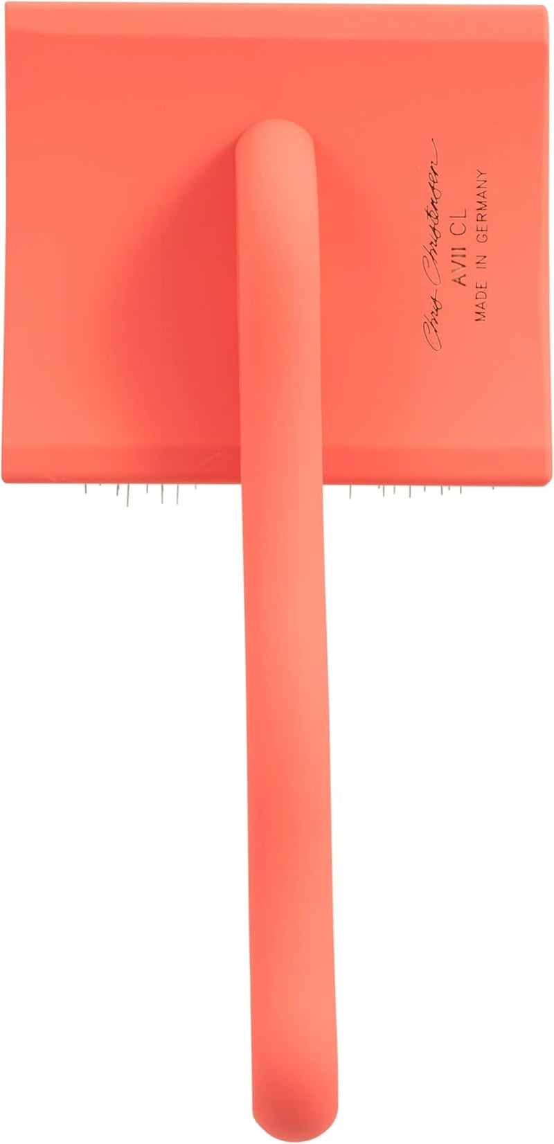 chris-christensen-big-g-dog-slicker-brush-for-dogs-goldendoodles-labradoodles-poodles-groom-like-a-professional-fluff-detangle-style-saves-time-energy-coral-large