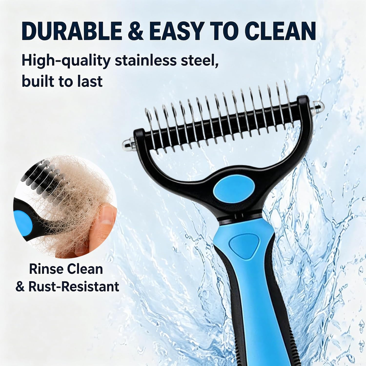 dematting-comb-for-dogs-and-cats-undercoat-pet-brush-for-long-hair-deshedding-brush-for-dog-removes-tangles-knots-and-loose-fur-2-in-1-double-tooth-comb-undercoat-rake-dog-brush