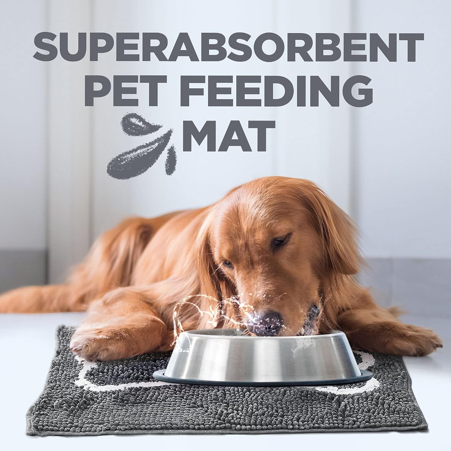 soggy-doggy-slopmat-dog-food-water-mat-gray-18x24-non-slip-backing-traps-kibble-crumbs-spills-kitchen-laundry-room-crate-side-use-quick-dry-chenille