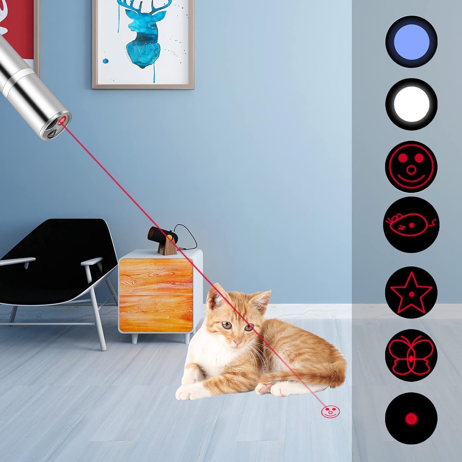 cat-toys-laser-pointer-rechargeable-cat-laser-toy-interactive-cat-toys-for-indoor-cats-kittenes-dogs-led-flashlight-7-adjustable-patterns-red-light-remotes-teaching-tool-usb