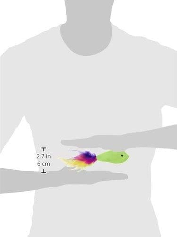 Smartykat (9 Count) Fish Flop Crinkle Catnip Cat Toys - Multi Color, 9 Count3