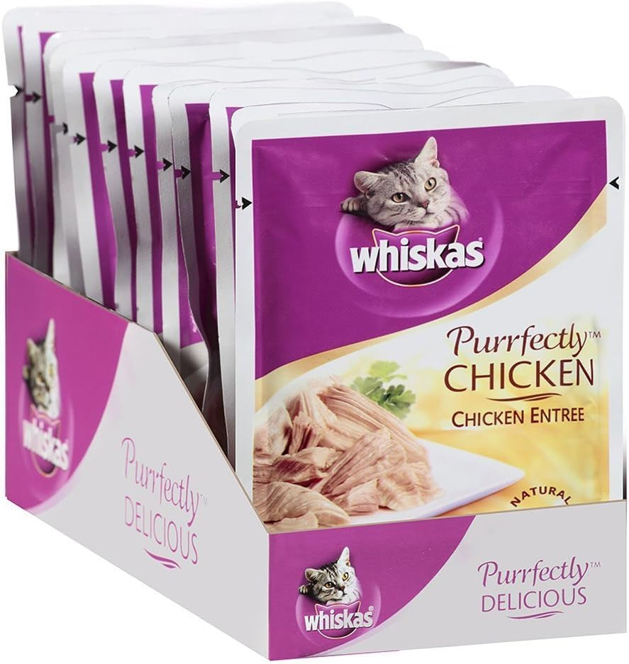 whiskas-purrfectly-chicken-wet-cat-food-pouches-3-oz-24-count-real-chicken-in-natural-juices-natural-ingredients-flake-texture-nutritionally-complete-for-adult-cats-flavor-lock-pouch