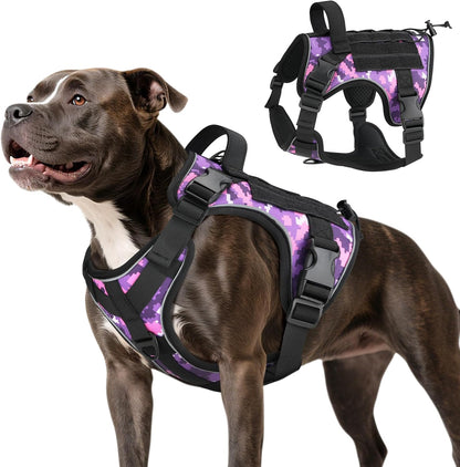 Vavopaw Dog Seat Belt Vest Harness for Car,2 in 1 Seatbelt Buckle | Soft Breathable Mesh,Adjustable Buckle,Nylon,Heavy Duty Pet Safety Seat Belts for Small Medium Large Pets,Black,L10