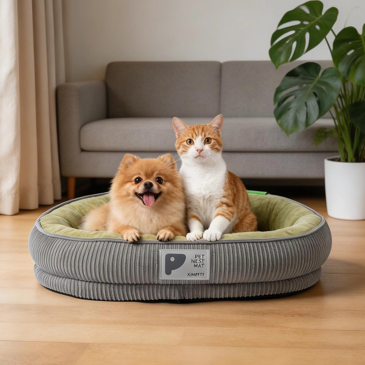 washable-pet-cushion-cat-dog-bed-small-medium-memory-foam-pet-puppy-dog-crate-beds-cushion-for-small-medium-dogs-indoor-cats-crate-pad-pet-dog-cat-crate-mat-with-detachable-bottom-and-bolster-cushion