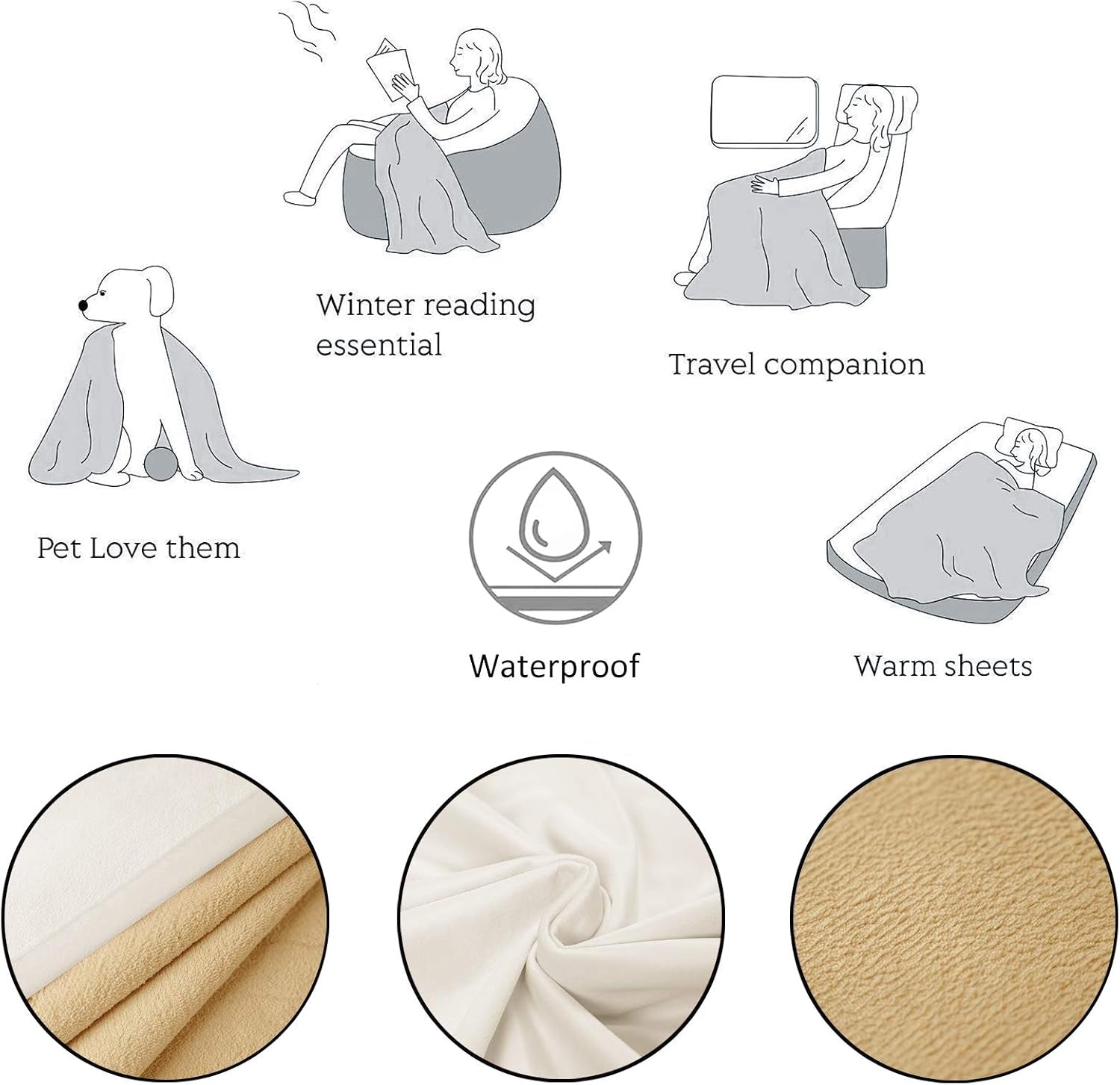 ameritex-pet-bed-blanket-reversible-100-waterproof-velvet-super-soft-for-sofa-and-bed-82x102-inches-cream-sand