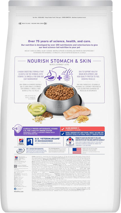 Hill'S Science Diet Puppy Sensitive Stomach & Skin Dry Dog Food | #1 Veterinarian Recommended, Salmon & Brown Rice, 4 Lb. Bag2