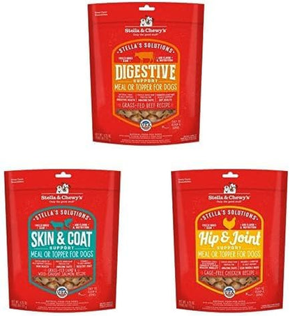 Stella & Chewy'S – Stella’S Solutions Skin & Coat Boost – Grass-Fed Lamb & Wild-Caught Salmon Dinner Morsels – Freeze-Dried Raw, Protein Rich, Grain Free Dog Food – 4.25 Oz Bag8