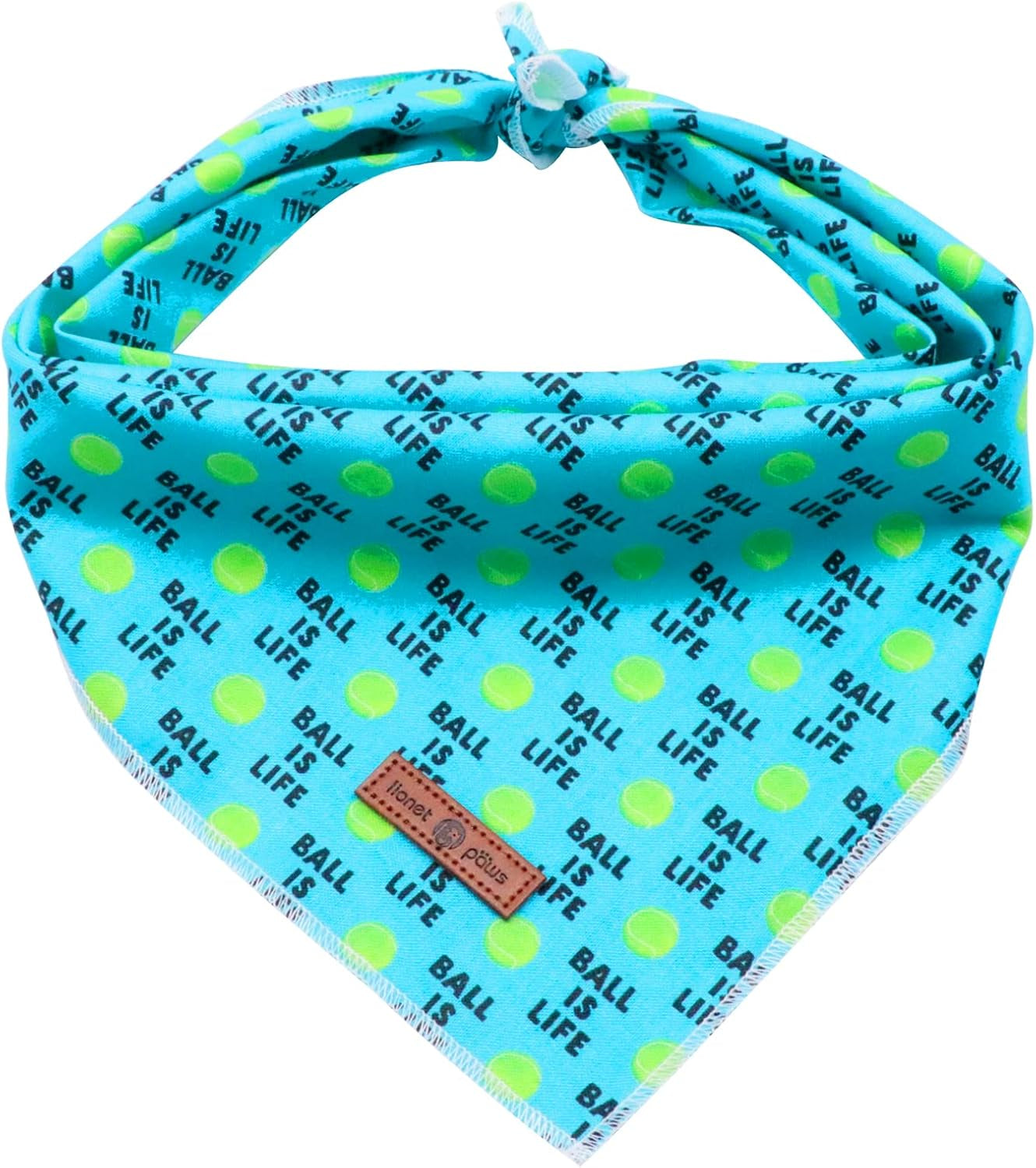 lionet-paws-dog-bandana-for-small-medium-large-dogs-cat-kerchief-blue-doit-triangle-bibs-scarf-for-girl-or-boy