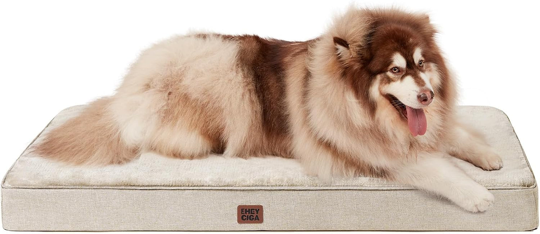 eheyciga-medium-memory-foam-dog-crate-bed-washable-30x20inch-grey-high-density-egg-crate-foam-waterproof-liner-removable-easy-clean-cover-non-slip-bottom-fits-crate-floor-and-sofa