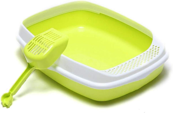 Dog Potty Training Toilet ﻿ Open Cat Litter with Pedal Toilet Large Space Capacity Sand Bowl Pet Supplies(Pink)7