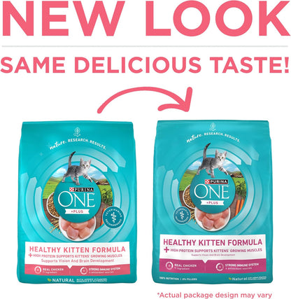 Purina ONE High Protein, Natural Dry Kitten Food, +Plus Healthy Kitten Formula - 7 Lb. Bag2
