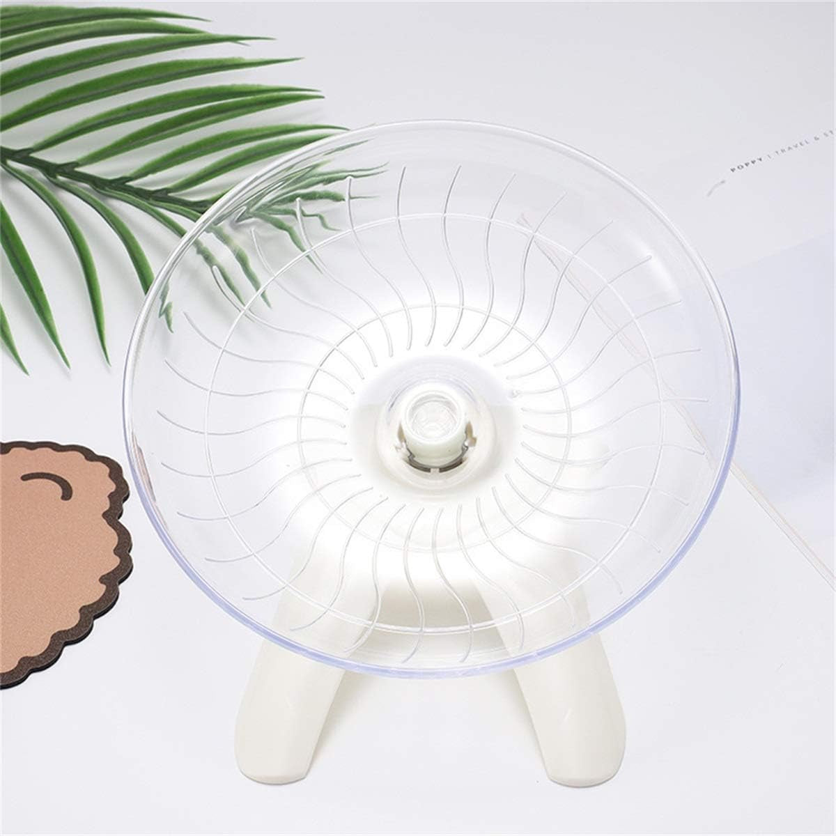 hamster-flying-saucer-silent-running-exercise-wheel-for-hamsters-gerbils-mice-hedgehog-and-other-small-pets-silent-running-wheel-hamster-wheel-white